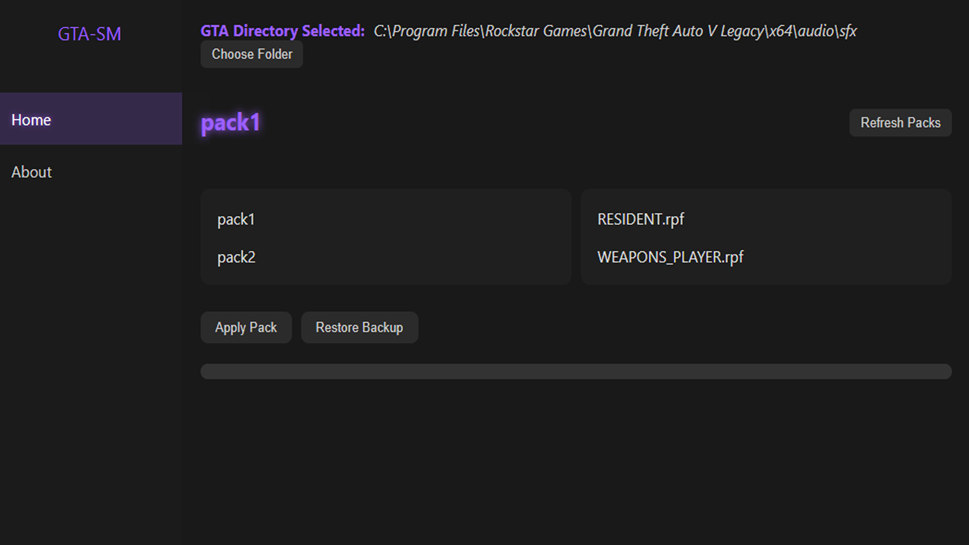 Sound Pack Manager showcase 2024